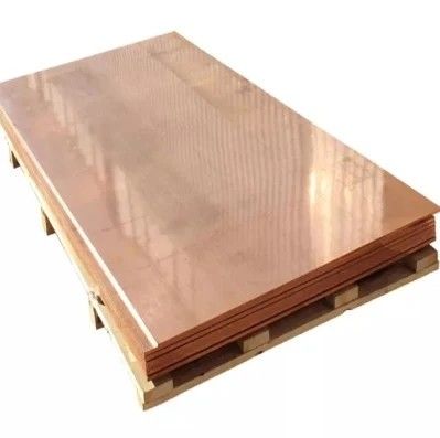 Tu2 T2 Tp2 Tp1 Thin Copper Sheets C10100 C10300 C26000 Red Brass Sheets