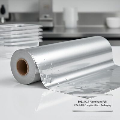 8011 H14 Aluminum Foil Sheet 0.1mm-3mm Thickness with Superior Barrier Properties for FDA and EU Compliant Food Packaging